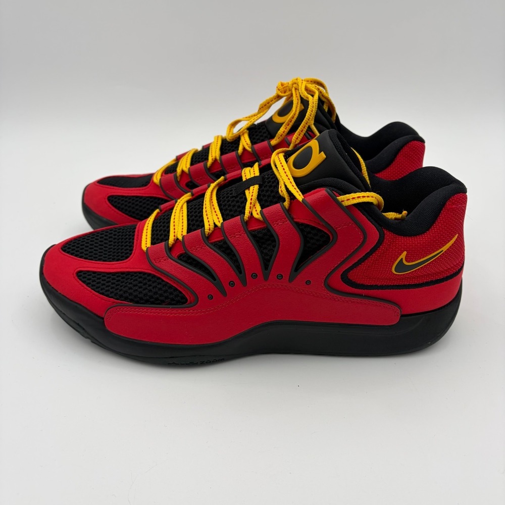 Nike KD18 Air Bakin Mens Size 11 Red Black Shoes Sneakers Basketball HV1992-600